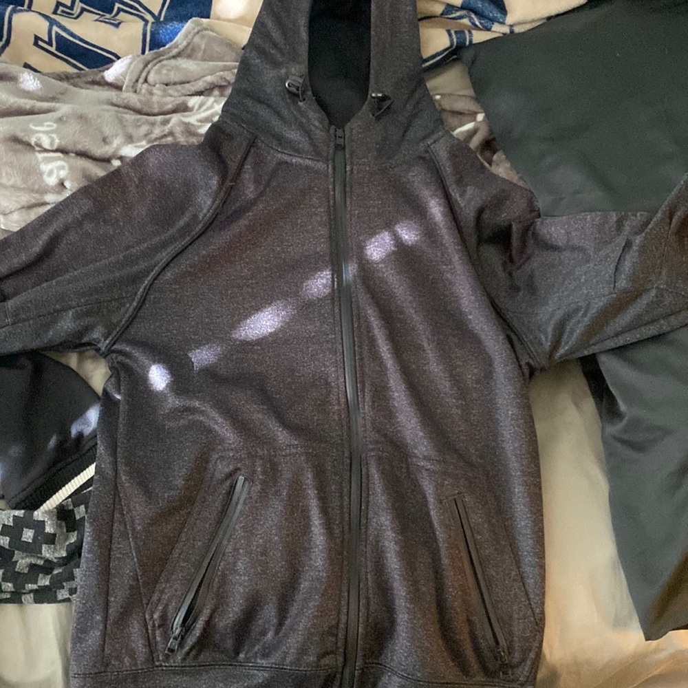 Dark Grey zip up hoodie